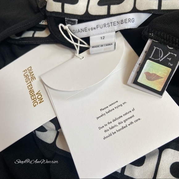 Diane Von Furstenburg NWT *RARE* black studded chain jumpsuit *shop@iamwarrior - Picture 10 of 12